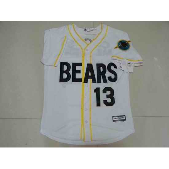 NCAA Film Bears 13 White Stitched Jersey